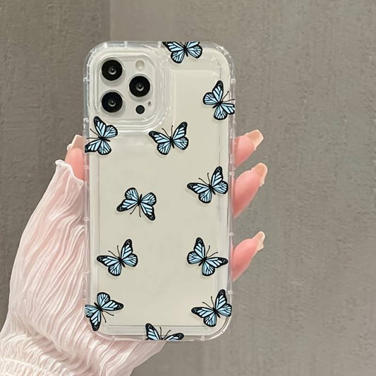 Apple Butterfly Transparent Case